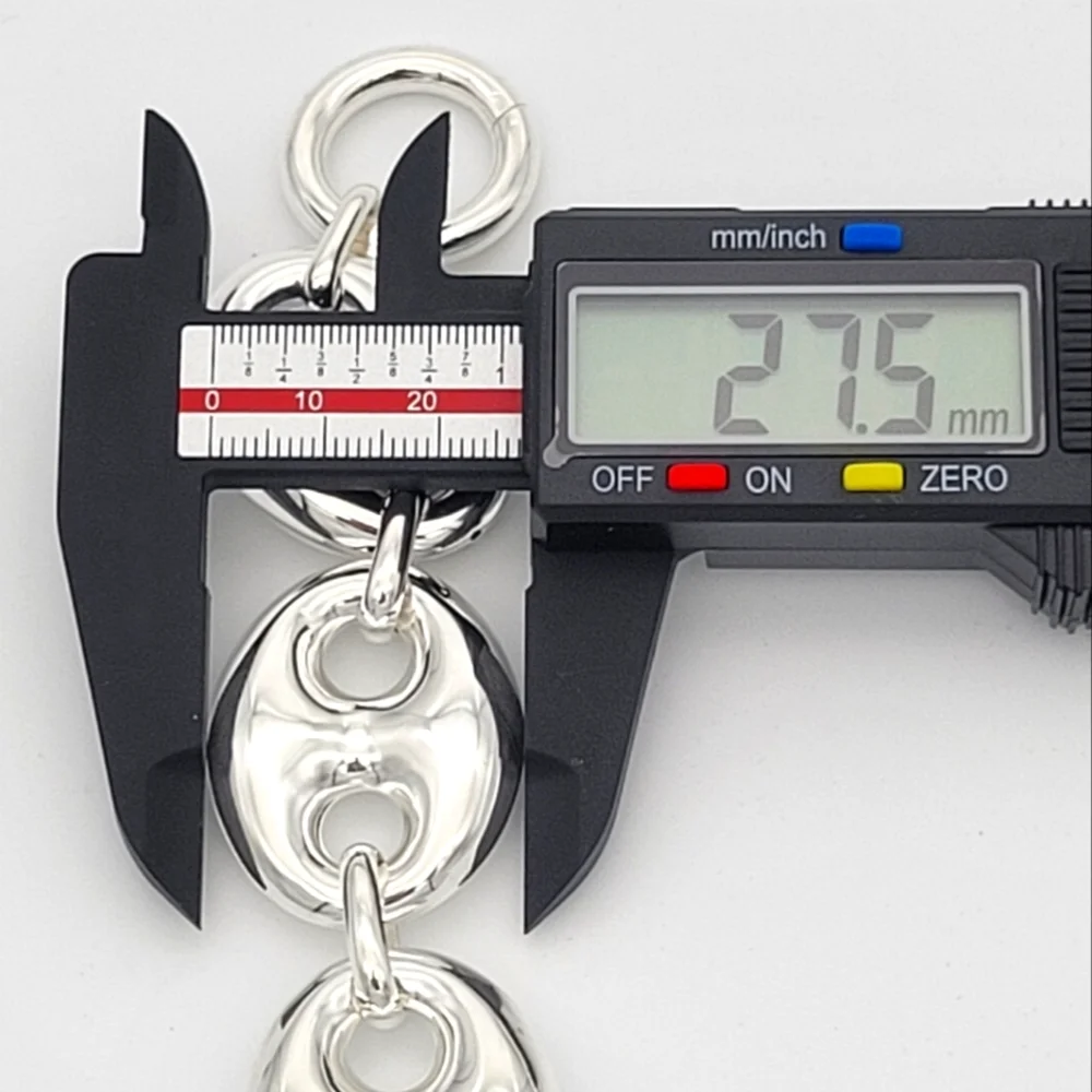 🇮🇹Mia Fiore Mariner Puff Chain Link Sterling Silver/Bronze - Picture 6 of 11